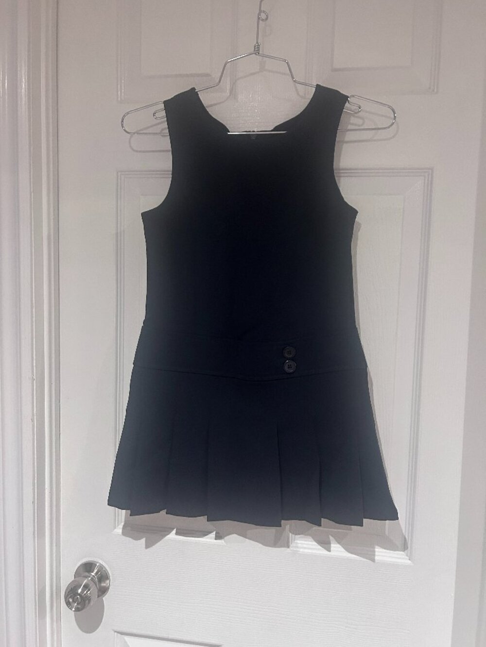 Girls Navy School uniform Dress 7